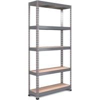 RB Boss Fastlok UDL/GALV 5-Tier Steel Garage Shelving Unit 900mm x 450mm x 1800mm (923TW)