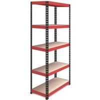 RB Boss Fastlok UDL/PC 5-Tier Steel Garage Shelving Unit 900mm x 450mm x 1800mm (836TW)