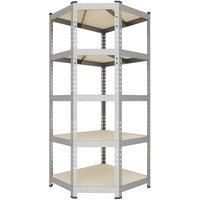 RB Boss Fastlok UDL/GALV 5-Tier Steel Garage Shelving Unit 420mm x 750mm x 1800mm (871TW)