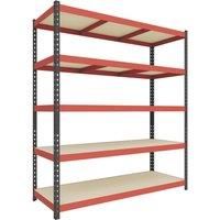 RB Boss Fastlok UDL/PC 5-Tier Steel Garage Shelving Unit 1600mm x 600mm x 1800mm (469TW)