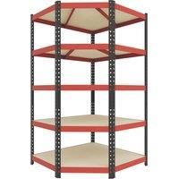 RB Boss Fastlok UDL/PC 5-Tier Steel Garage Shelving Unit 560mm x 1000mm x 1800mm (410TW)