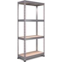 RB Boss Fastlok UDL/GALV 4-Tier Steel Garage Shelving Unit 750mm x 450mm x 1800mm (322TW)