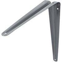 LONDON SHELF WALL BRACKET WHITE GREY METAL L SHAPE SUPPORT UNIT DIY STORAGE