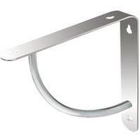 Cove Shelf Brackets Chrome 180 x 180mm 4 Pack (211VJ)