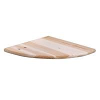 Natural Wood Wooden Shelves Storage Unit Kit & Fitting Wall Mounted Corner Shelf