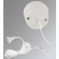 Crabtree Capital 6A 1-Way Pull Cord Switch White (63249)