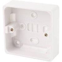 Crabtree Capital 1-Gang Surface Pattress Knockout Box 29mm (44952)