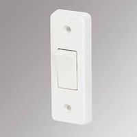 Crabtree Capital 10A 1-Gang 2-Way Light Switch White (25858)