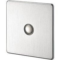 Crabtree Platinum 1-Gang 1-Way Dimmer Switch Satin Chrome (23675)