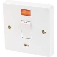 Crabtree 20A Fan switch with neon