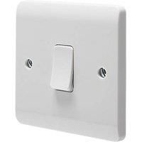 Crabtree Instinct 20A 1-Gang DP Control Switch White with LED (114HV)