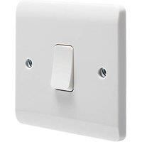 Crabtree Instinct 10AX 1-Gang 2-Way Light Switch White (942HV)