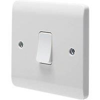 Crabtree Instinct 10AX 1-Gang Intermediate Switch White (687HV)