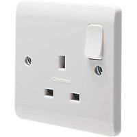 Crabtree Instinct 13A 1-Gang DP Switched Socket White (660HV)