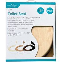 Ashley 18" Toilet Seat - Pine