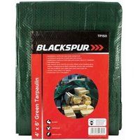Blackspur 4' X 6' Tarpaulin, Green