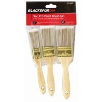 Blackspur 3Pc Pro Paint Brush Set