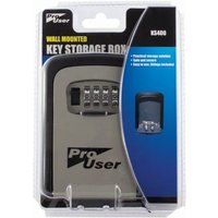 Pro User - Wall-Mounted Combination Key Safe - Silver