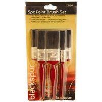 Blackspur 5 Piece Paint Brush Set