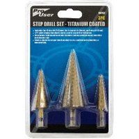 Pro User 3Pc Step Drill Set - Titanium Coated
