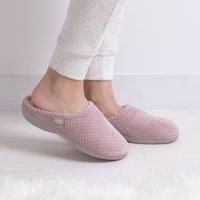 isotoner Women/'s Popcorn Terry Mule Slippers Open Back UK8, EU41 Black