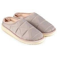 Totes Ladies Quilted Slippers Pink