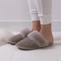 Just Sheepskin Women Sheepskin Duchess Slipper Dove 4 (37)
