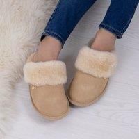 Ladies Duchess Sheepskin Slipper