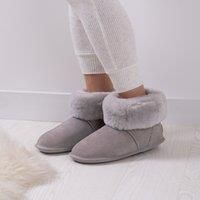 Just Sheepskin Albery Sheepskin Bootie Slipper - Dove