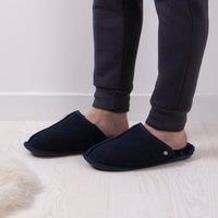 Just Sheepskin Just Sheepskin Donmar Overlocked Raised Seam Sheepskin Mule - Midnight