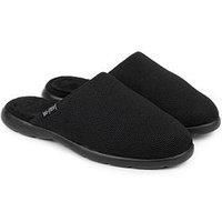Isotoner Mens Iso-Flex Textured Mule Slipper