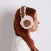 Just Sheepskin Harper Real Suede And Sheepskin Lined Earmuffs