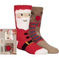 Totes toasties Childrens Super Soft Slipper Socks (Twin Pack)