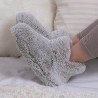 Totes Ladies Faux Fur Boot Slippers