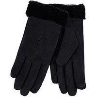 Totes Isotoner Faux Suede Gloves - Black