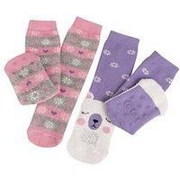 Totes toasties® Childrens Original Slipper-Sox (Twin Pack)