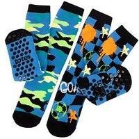 Totes toasties® Kids Original Slipper-Sox (Twin Pack)