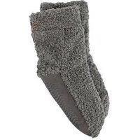 Totes toasties Ladies Faux Fur Bootie Slipper Socks