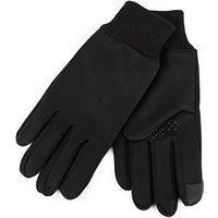 Totes toasties Mens Thermal Double Lined Knitted SmarTouch Gloves