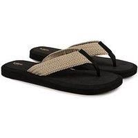 totes® Mens Plait Toe Post Sandal