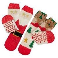 totes toasties® Childrens Super Soft Slipper Socks (Twin Pack)