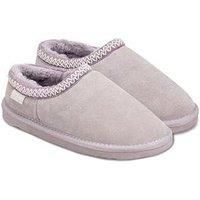 Totes Toasties Ladies Icons Microsuede Shoot Slippers - Lilac