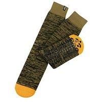 Totes Toasties Mens Thermal Brushed Original Slipper Socks - Green