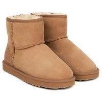 Just Sheepskin Ladies Mini Classic Sheepskin Boot - Chestnut