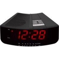 LOGIK LCRAN12 FM/AM Clock Radio  Black