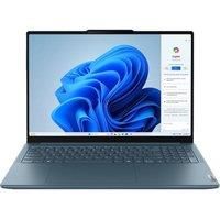 LENOVO Yoga Pro 9 16" Refurbished Laptop - IntelCore£ Ultra 7, 1 TB SSD, Teal (Very Good Condition), Silver/Grey