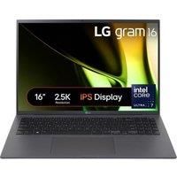 LG gram 16 16Z90S-G.AA79A1 16" Refurbished Laptop - IntelCore£ Ultra 7, 1 TB SSD, Grey (Excellent Condition), Silver/Grey
