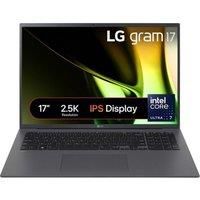 LG gram 17 17Z90S-G.AD79A1 17" Refurbished Laptop - IntelCore£ Ultra 7, 1 TB SSD, Dark Grey (Very Good Condition), Silver/Grey