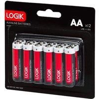 LOGIK LAA1216 AA Alkaline Batteries - Pack of 12 - Currys