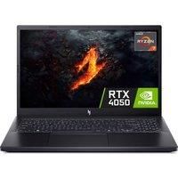 ACER Nitro V15 15.6" Refurbished Gaming Laptop - AMD Ryzen 7, RTX 4050, 512 GB SSD (Very Good Condition), Black